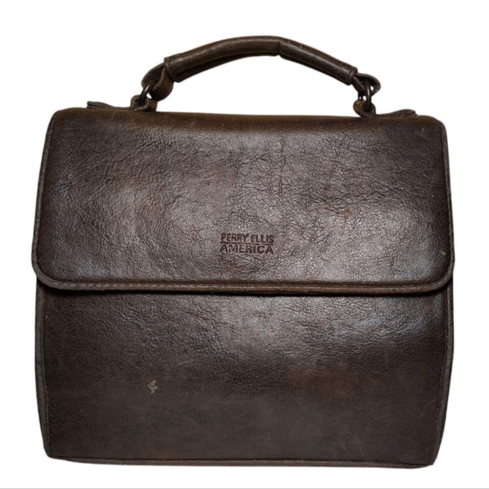 Vintage Perry Ellis America Mini Messenger Bag